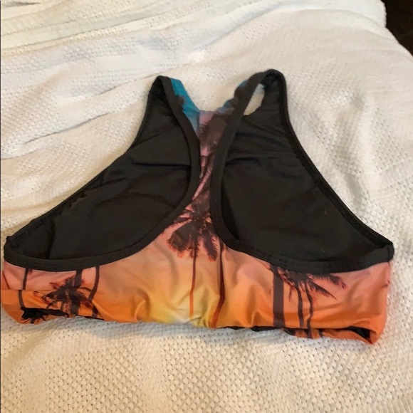 Palm Tree with Rhinestones Racerback SwimTOP - Picture 6 of 6